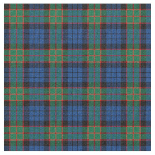 Clan Fletcher Tartan Stoff (Nahaufnahme)