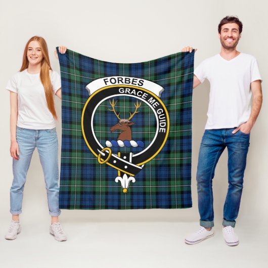 Clan Forbes Ancient Tartan Kariert Fleecedecke (Beispiel)