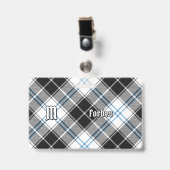 Clan Forbes Dress Tartan Ausweis (Front with Clip)