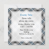 Clan Forbes Dress Tartan Einladung (Rückseite)