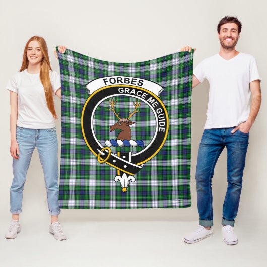 Clan Forbes Dress Tartan Kariert Fleecedecke (Beispiel)