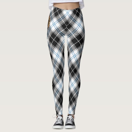 Clan Forbes Dress Tartan Leggings (Vorderseite)
