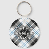 Clan Forbes Dress Tartan Schlüsselanhänger (Rückseite)
