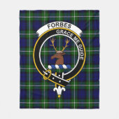 Clan Forbes Modern Tartan Kariert Fleecedecke (Vorderseite)