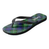 Clan Forbes Tartan Badesandalen (Schrägansicht)