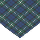 Clan Forbes Tartan Blue und Green Scott Kariert Kurzer Tischläufer (Ecke)