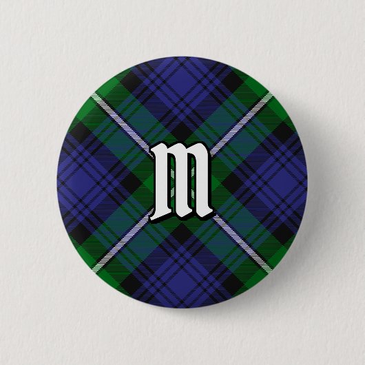 Clan Forbes Tartan Button (Vorderseite)