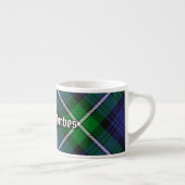 Clan Forbes Tartan Espressotasse (Rechts)