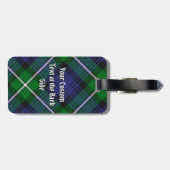 Clan Forbes Tartan Gepäckanhänger (Rückseite horizontal)