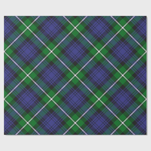 Clan Forbes Tartan Geschenkpapier (Flach)