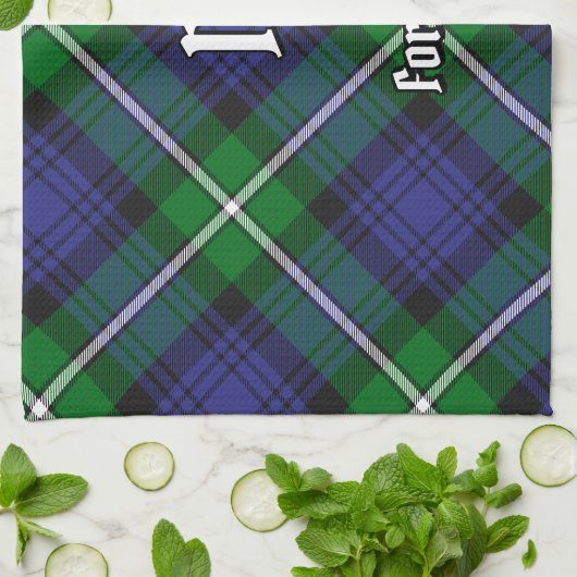 Clan Forbes Tartan Geschirrtuch (Gefaltet)