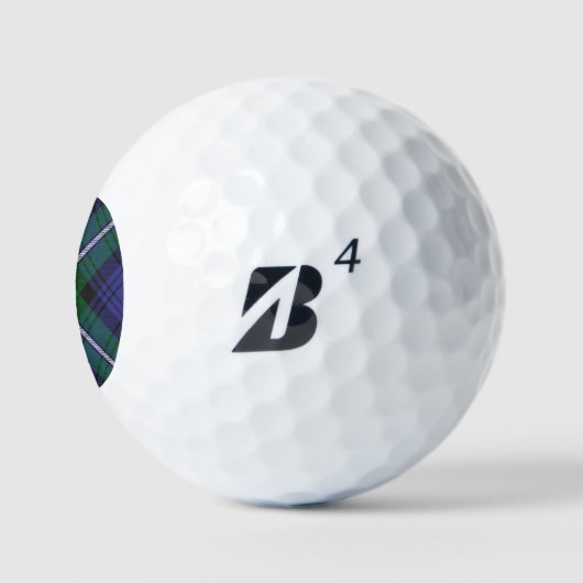 Clan Forbes Tartan Golfball (Logo)