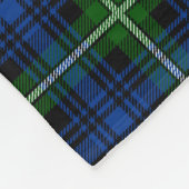 Clan Forbes Tartan Kariert Fleecedecke (Ecke)