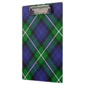 Clan Forbes Tartan Klemmbrett (Links)