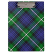 Clan Forbes Tartan Klemmbrett (Vorderseite)