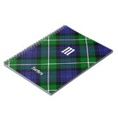 Clan Forbes Tartan Notizblock (Linke Seite)