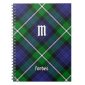 Clan Forbes Tartan Notizblock (Vorderseite)