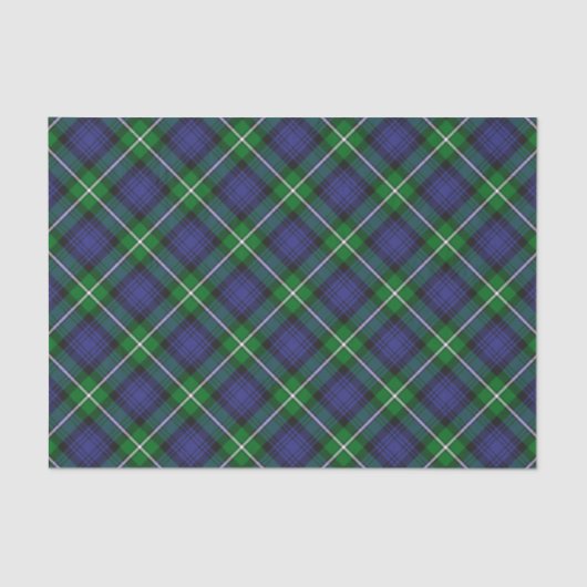 Clan Forbes Tartan Seidenpapier (Vorderseite)