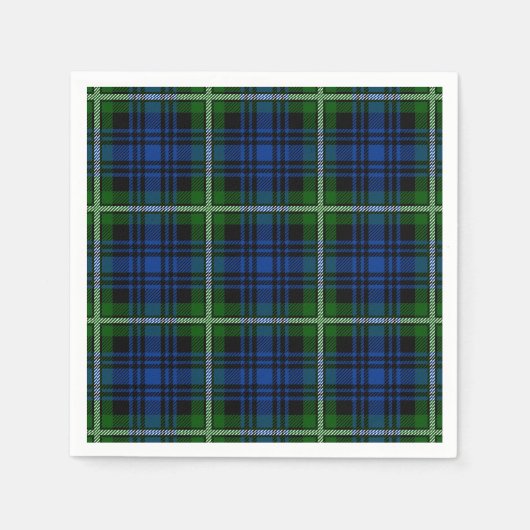Clan Forbes Tartan Serviette (Vorderseite)