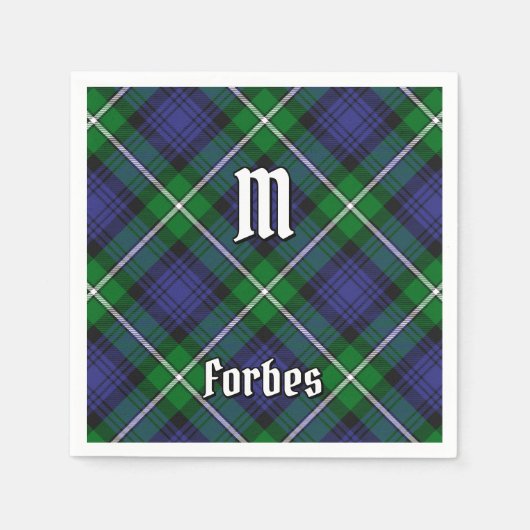 Clan Forbes Tartan Serviette (Vorderseite)
