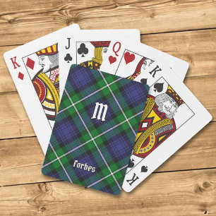 Clan Forbes Tartan Spielkarten