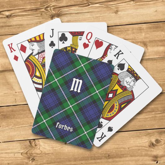 Clan Forbes Tartan Spielkarten