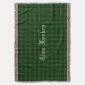 Clan Forbes Tartan Throw Blanket Decke (Vorderseite Vertikal)