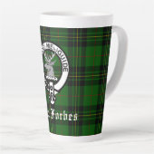 Clan Forbes Tartan und Wappen Abzeichen Milchtasse (Rechte Ecke)