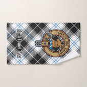 Clan Forbes Wappen über Dress Tartan Badhandtuch Set (Handtuch)