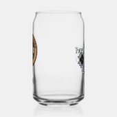 Clan Forbes Wappen über Dress Tartan Dosenglas (Links)