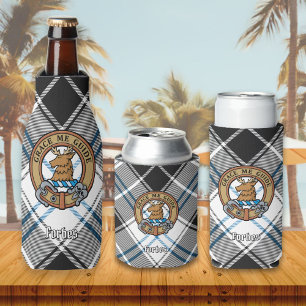 Clan Forbes Wappen über Dress Tartan Flaschenkühler