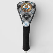 Clan Forbes Wappen über Dress Tartan Golf Headcover (Vorderseite)