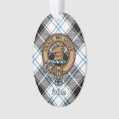 Clan Forbes Wappen über Dress Tartan Ornament (Vorderseite)