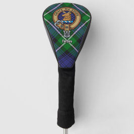 Clan Forbes Wappen über Tartan Golf Headcover