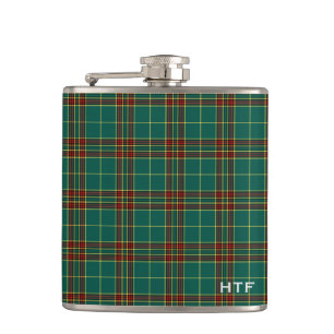 Clan Forde Tartan Mit Monogramm Flachmann