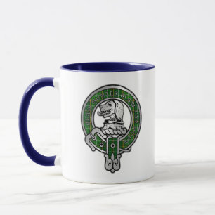 Clan Forrester / Foster Wappen & Jagdtartan Tasse