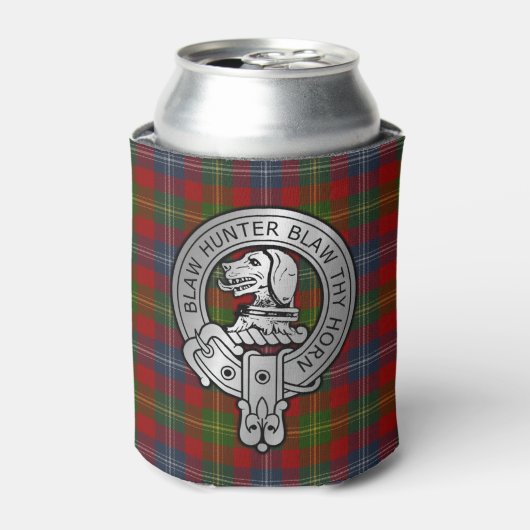 Clan Forrester / Foster Wappen & Tartan Dosenkühler (Kanne Vorderseite)