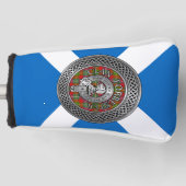 Clan Forrester | Foster Wappen & Tartan Knot Golf Headcover (Vorderseite)