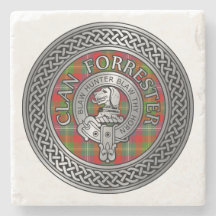 Clan Forrester | Foster Wappen & Tartan Knot