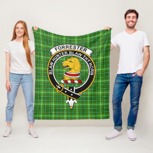 Clan Forrester Jagd Tartan Kariert Fleecedecke