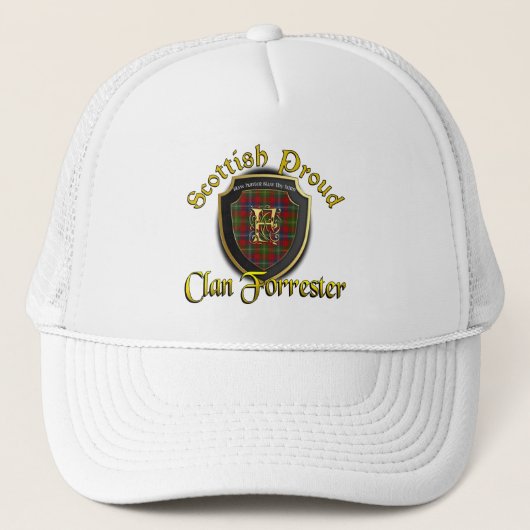 Clan Forrester Scottish Dynsty Cap Truckerkappe (Vorderseite)
