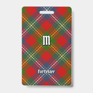 Clan Forrester Tartan Ausweis