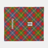 Clan Forrester Tartan Fleecedecke (Vorderseite (Horizontal))