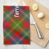 Clan Forrester Tartan Geschirrtuch (Viertel Falte)