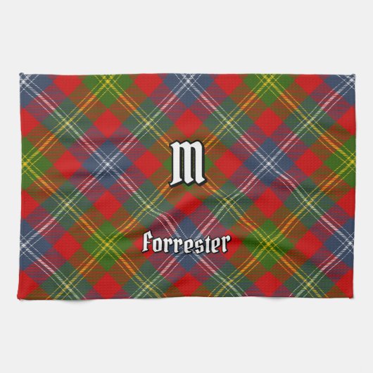 Clan Forrester Tartan Geschirrtuch (Horizontal)