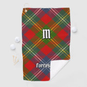 Clan Forrester Tartan Golfhandtuch (Insitu)