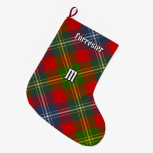 Clan Forrester Tartan Großer Weihnachtsstrumpf
