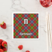 Clan Forrester Tartan Serviette (Beispiel)