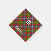 Clan Forrester Tartan Serviette (Ecke)
