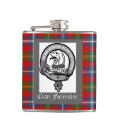 Clan Forrester Wappen Flachmann (Vorderseite)
